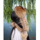 %100 Hakiki Rakun Kürklü Ushanka Kadın Deri Şapka - Stil ve Sıcaklık