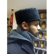 Kafkas Kalpağı Deri Şapka - Ş083 Kafkas Kalpağı Deri Şapka - Ş083