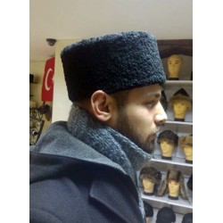 Kafkas Kalpağı Deri Şapka - Ş083 Kafkas Kalpağı Deri Şapka - Ş083