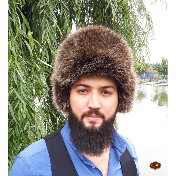 Şık ve Sıcak Tutan Hakiki Deri Ushanka Şapka