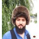 Hakiki Rakun Postu Deri Şapka - Ş055