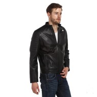 Herren-Bikerjacke aus Lammleder