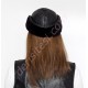 Kışlık Siperli Kadın Deri Şapka - Ş061