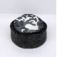 Kamuflaj Kumaşlı İçi Gerçek Koyun Kürklü Şapka, Börk Modelimiz - Tüyü Gri Renk - Ş119
