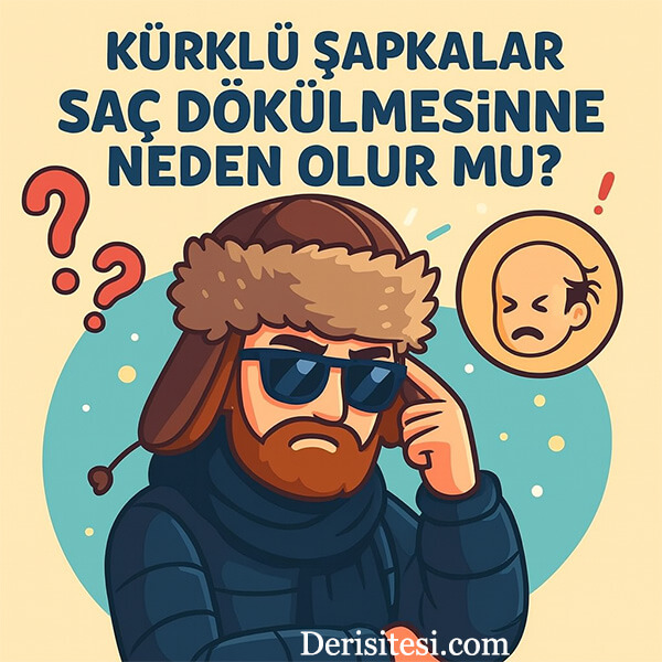 Hakiki kürklü deri börk şapka saç döker mi? Dermatolojik açıklamalar ve doğru şapka seçimi ipuçları.